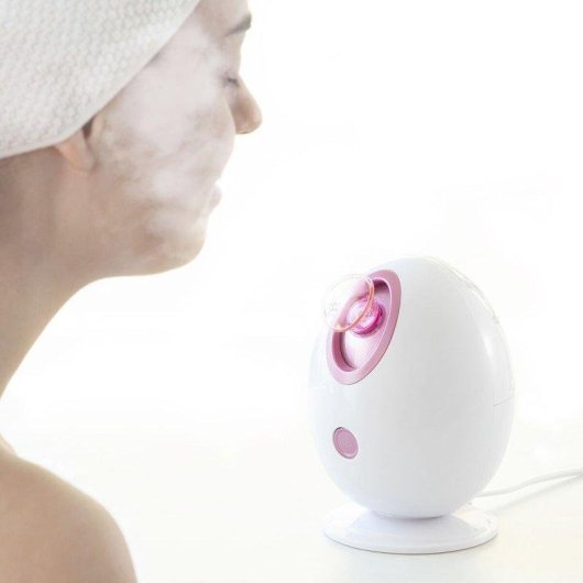 Pack Sauna Facial Eléctrica InnovaGoods Rice con Gel y Tónico