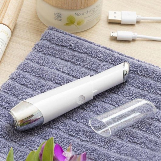 Pack Masajeador de Ojos Antiedad InnovaGoods con Fototerapia y Termoterapia