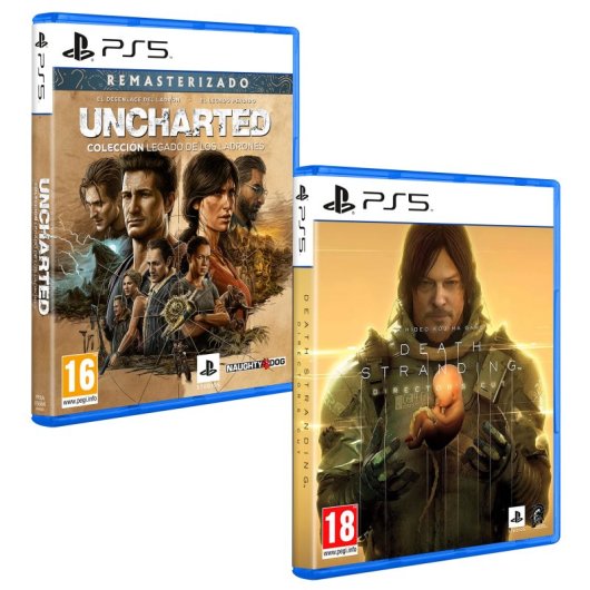 Pack Uncharted Colección Legado de los Ladrones + Death Stranding Director’s Cut PS5