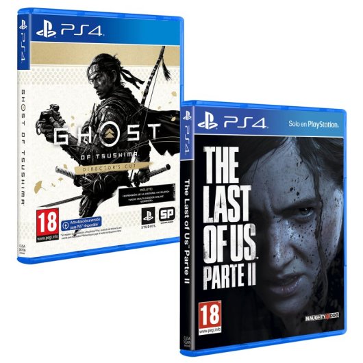 Pack Ghost Of Tsushima Director’s Cut + The Last of Us Parte II PS4
