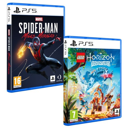 Pack Spiderman Miles Morales + LEGO Horizon PS5