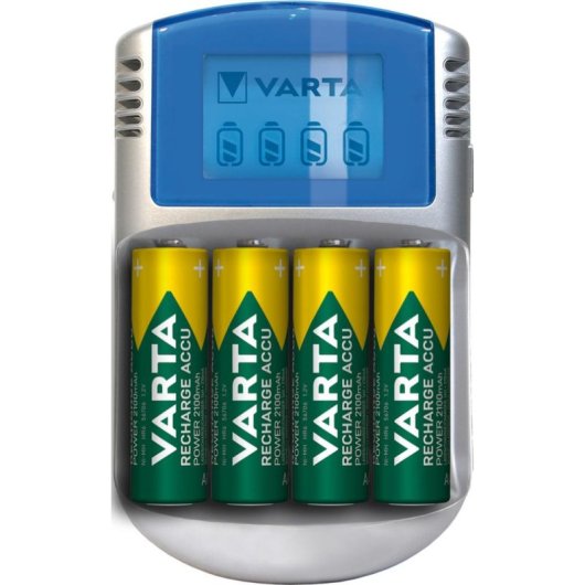 Chargeur de piles Varta PowerLCD NiMH AA/AAA 4 unités LCD