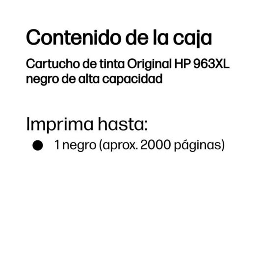 Cartuccia di Inchiostro HP 963XL Nero Alta Capacità