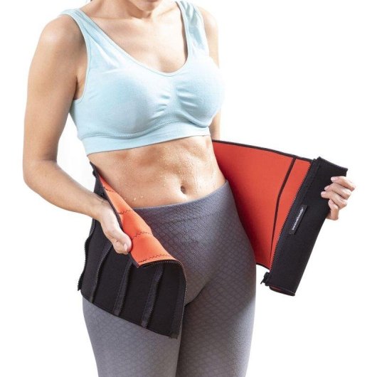 Pack Máquina de Abdominales Plegable InnovaGoods con Faja Deportiva