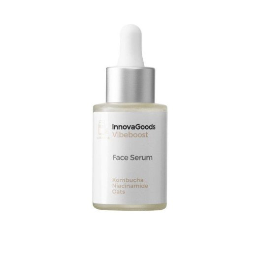 Pack Masajeador Facial InnovaGoods Sérum y Crema Kombucha