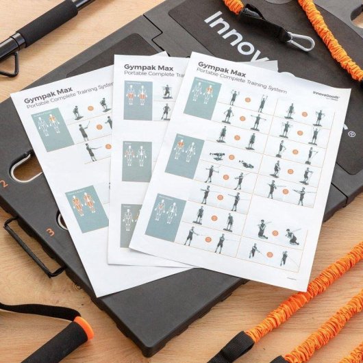 Pack Sistema de Entrenamiento Portátil InnovaGoods con Faja Deportiva Efecto Sauna