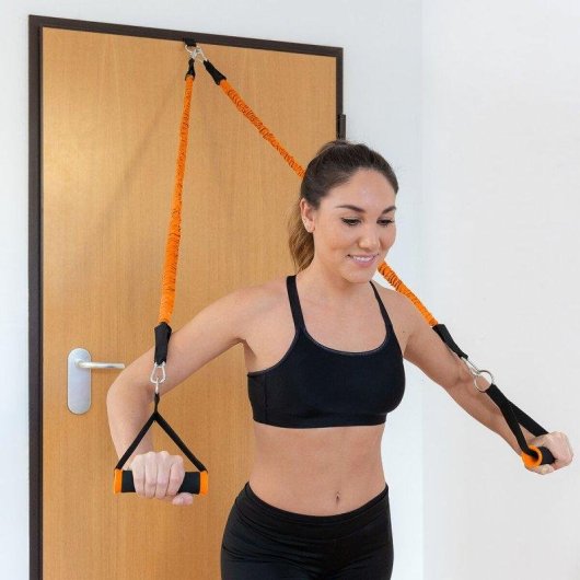 Pack Sistema de Entrenamiento Portátil InnovaGoods con Faja Deportiva Efecto Sauna