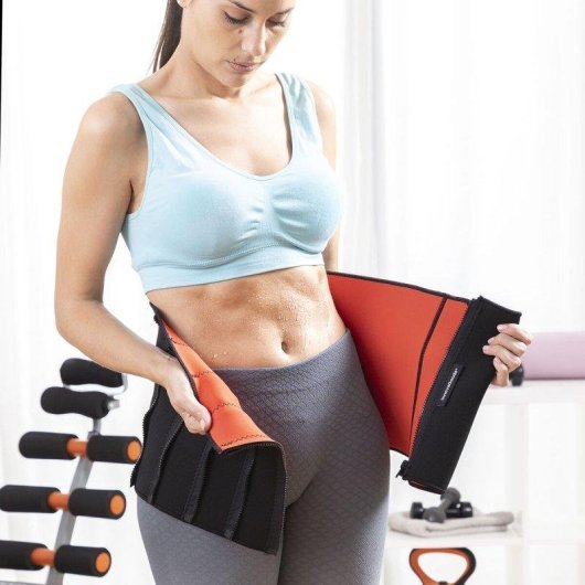 Pack Plataforma Vibratoria InnovaGoods Vivflow con Faja Deportiva Sauna