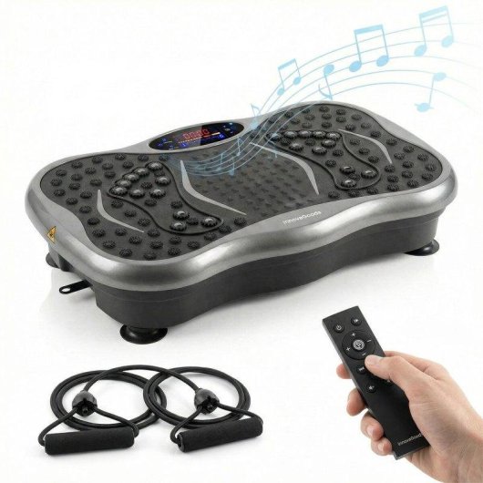 Pack Plataforma Vibratoria con Altavoz y Chaleco Sauna Hombre XL InnovaGoods