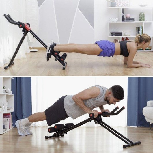 Pack Máquina de Abdominales Plegable InnovaGoods con Chaleco Deportivo Sauna Hombre L