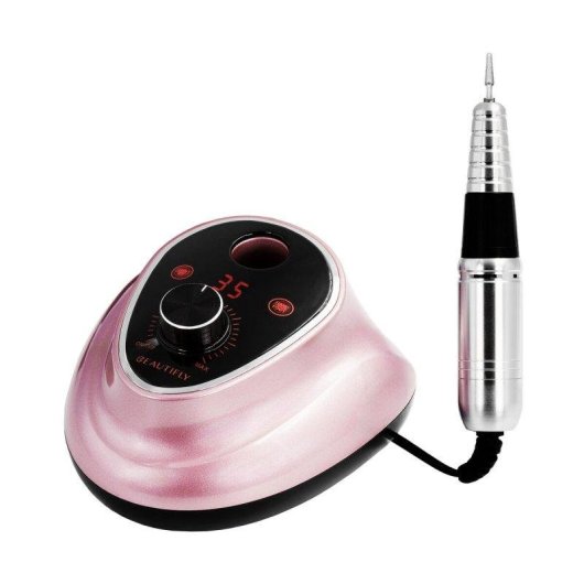 Fresadora para Uñas Beautifly Sobria Nails Rosa Ergonómica