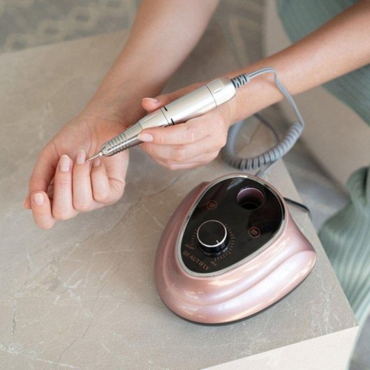 Fresadora para Uñas Beautifly Sobria Nails Rosa Ergonómica