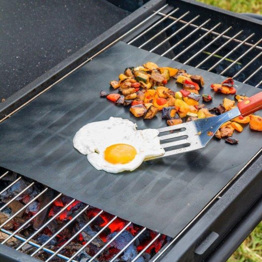 Pack Barbacoa Plegable Portátil y Esterillas para Horno InnovaGoods