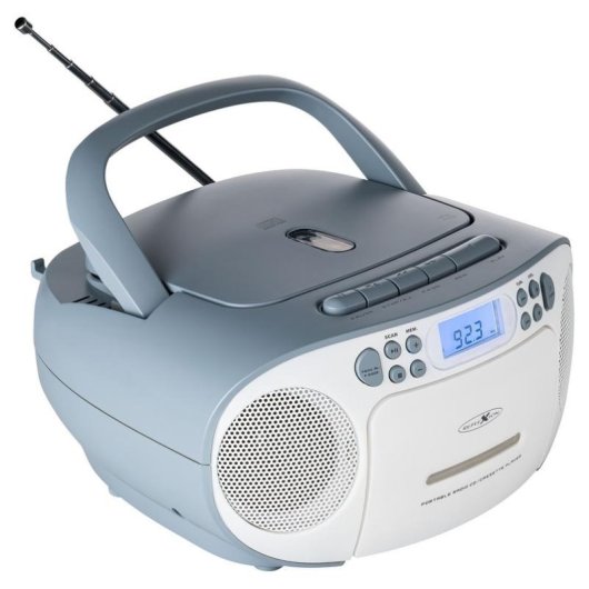 Radio Portátil Reflexion RCR2260 FM PLL 20W LCD Azul