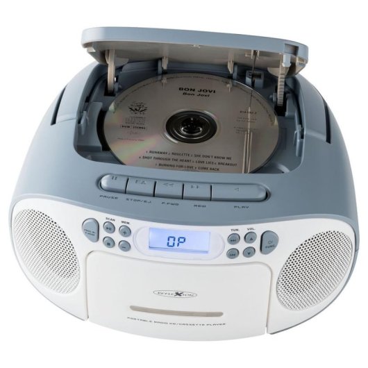 Radio Portátil Reflexion RCR2260 FM PLL 20W LCD Azul
