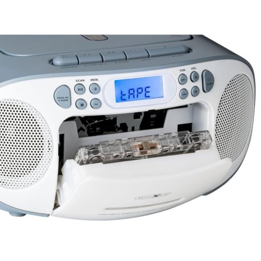 Radio Portátil Reflexion RCR2260 FM PLL 20W LCD Azul