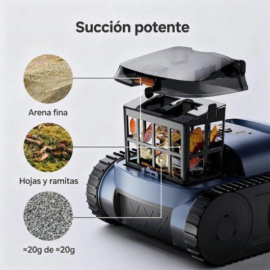 Robot Piscina Seauto Limpiafondos y Paredes 180min Autonomía 200m²