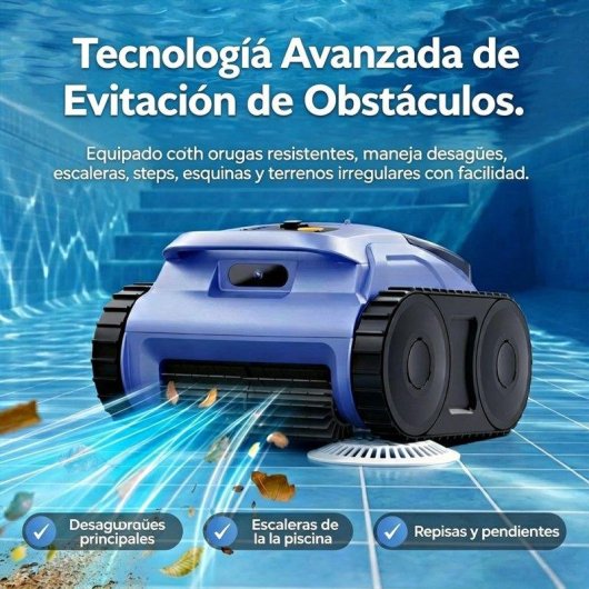 Robot Limpiafondos Seauto SAT20PRO Inalámbrico 200m² 180min Autonomía