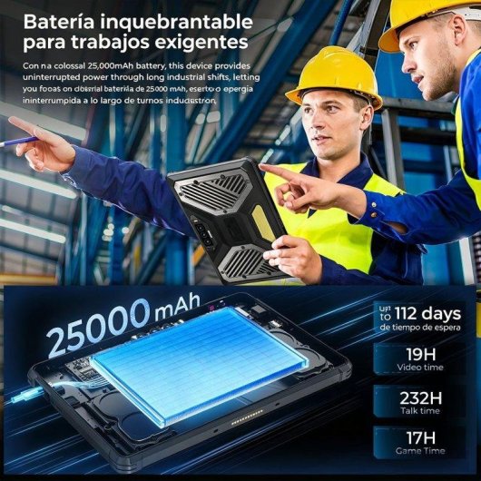 Tablet Oukitel RT10 WiFi + 5G 11" 36GB 512GB Negro