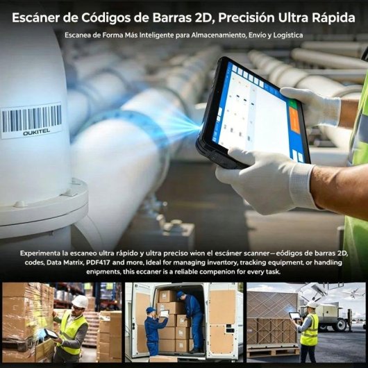 Tablet Oukitel RT10 WiFi + 5G 11" 36GB 512GB Negro