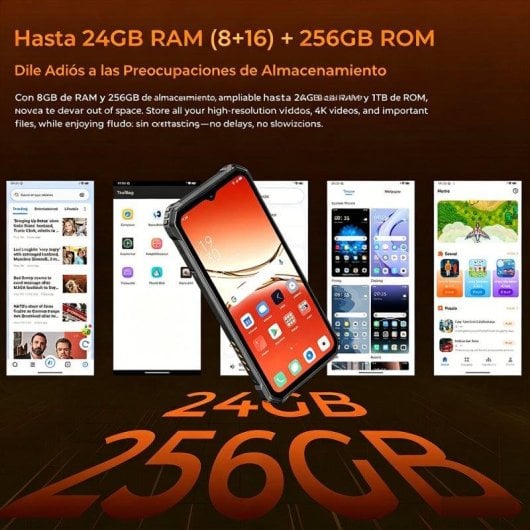 Oukitel G6 4G 8GB 256GB 6.52" Negro