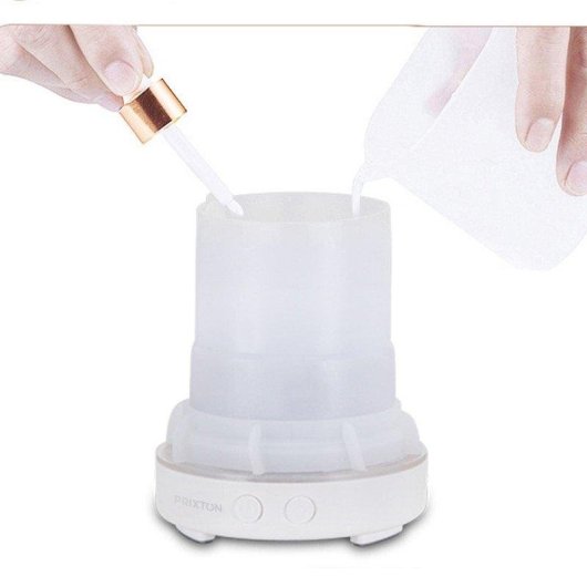 Humidificador Zen Prixton 5 Modos 7 Colores 100 ml Blanco