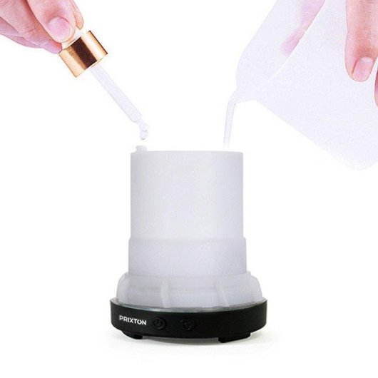Humidificador Zen Prixton 5 Modos 7 Colores 100 ml Negro