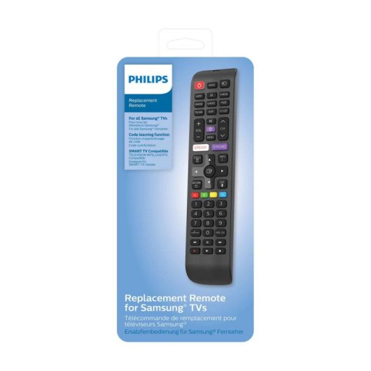 Telecomando Philips SRP4010/10 per TV Samsung, 44 pulsanti, Nero