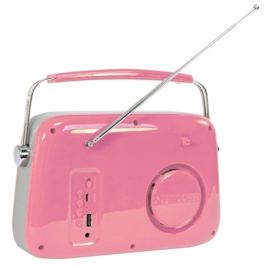 Radio Portátil Madison Sound FREESOUND-VR40P Analógica FM 30W Rosa