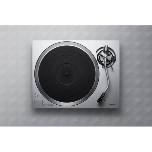 Tocadiscos Technics SL-1500C Tracção Direta Placa Alumínio Prateado