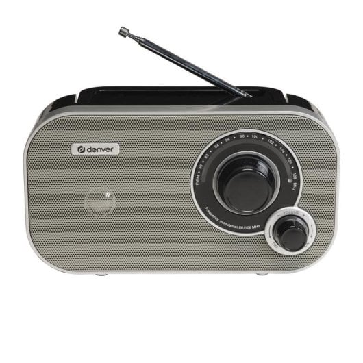 Personalradio Denver TR-51GR Analog FM Grau Externe Antenne