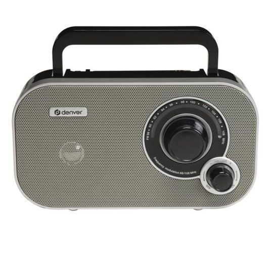 Personalradio Denver TR-51GR Analog FM Grau Externe Antenne