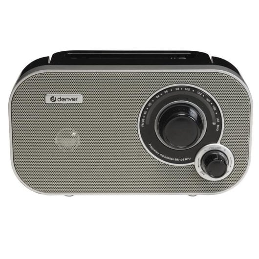 Personalradio Denver TR-51GR Analog FM Grau Externe Antenne