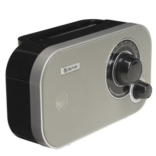 Personalradio Denver TR-51GR Analog FM Grau Externe Antenne