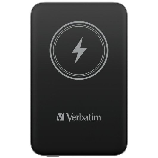 Externe Akku Verbatim Charge 'n' Go 10000 mAh Quick Charge 3.0 Schwarz Kabellos