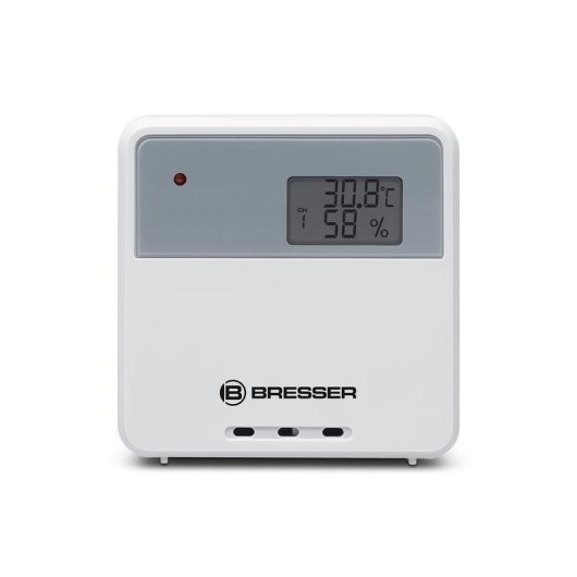 Estación Meteorológica Bresser Optics ClimateTemp NDV Antracita Metálico Plata