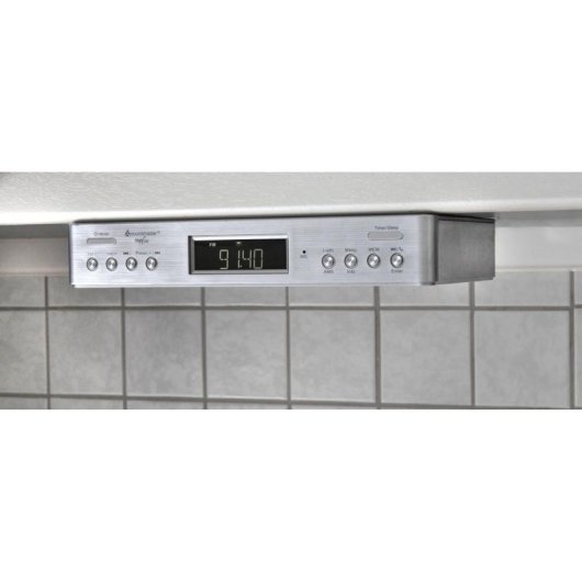 Radio Personal Soundmaster UR2045SI Analógica y Digital DAB+ FM 10W Plata
