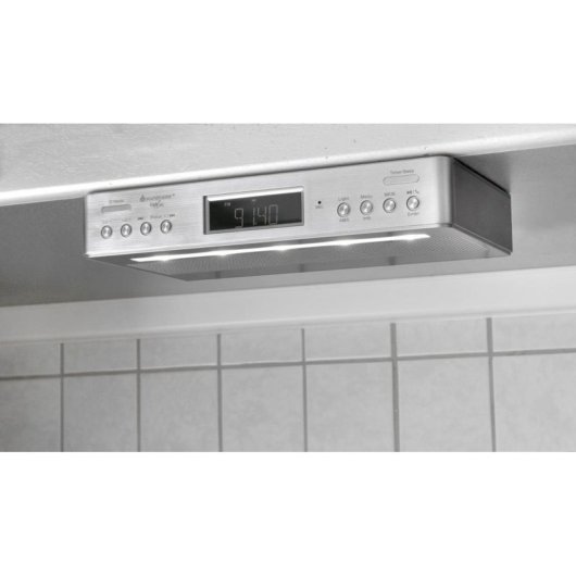 Radio Personal Soundmaster UR2045SI Analógica y Digital DAB+ FM 10W Plata
