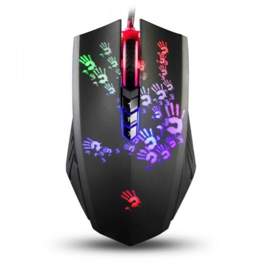 Ratón A4Tech A60 Bloody USB 4000 DPI Noir Ambidextre 9 Boutons