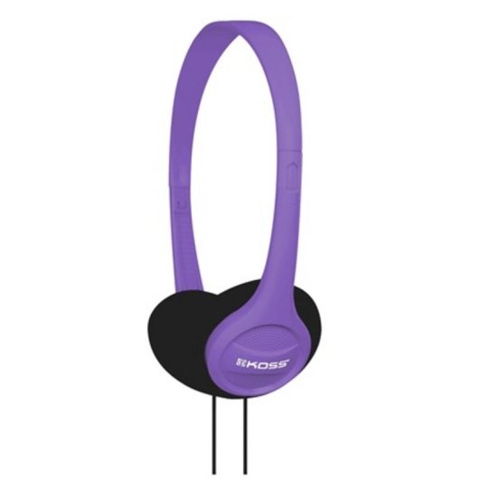 Auriculares Koss KPH7 con cable conexión 3,5 mm para música color violeta