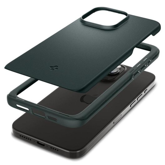 Funda para móvil Spigen ACS06546 Cover Policarbonato TPU Azul para iPhone 15 Pro Max