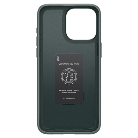 Funda para móvil Spigen ACS06546 Cover Policarbonato TPU Azul para iPhone 15 Pro Max
