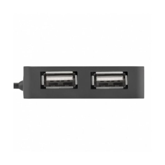 Hub Vultech 4 puertos 480 Mbit/s USB 2.0 modelo HU-04USB2 con LED y Plug and Play