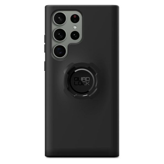 Funda para móvil Quad Lock QLC-GS23U Cover Microfibra Policarbonato Negra para Galaxy S23 Ultra