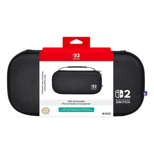 Schutzhülle Hori NSX-018E für Nintendo Switch 2 Schwarz Stoff