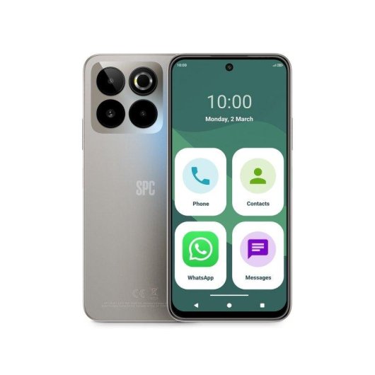 SPC Zeus 2 Elite 4G 8GB 128GB 6.7" Plata