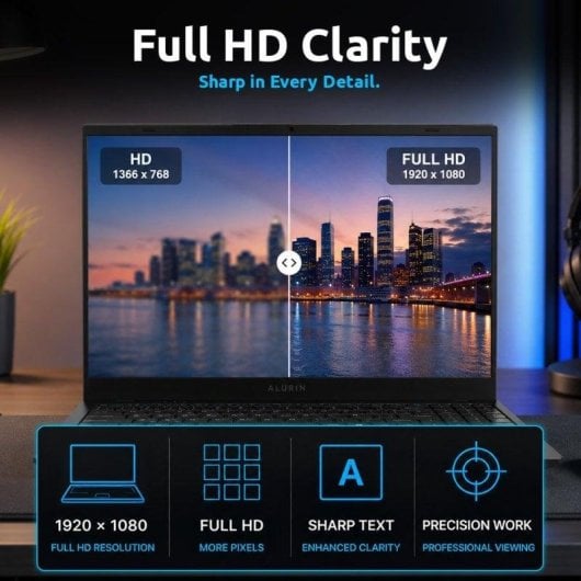 Portátil Alurin Flex Advance Intel Core i3-1210U  15.6" / 8GB / 512 GB / Windows Home