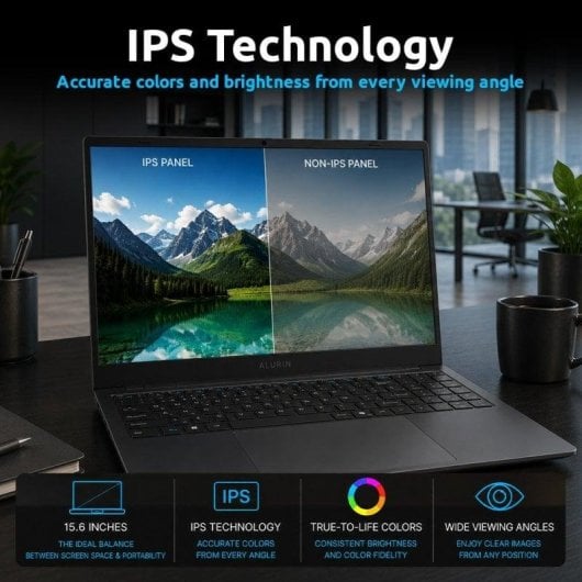 Portátil Alurin Flex Advance Intel Core i3-1210U  15.6" / 8GB / 512 GB / Windows Home