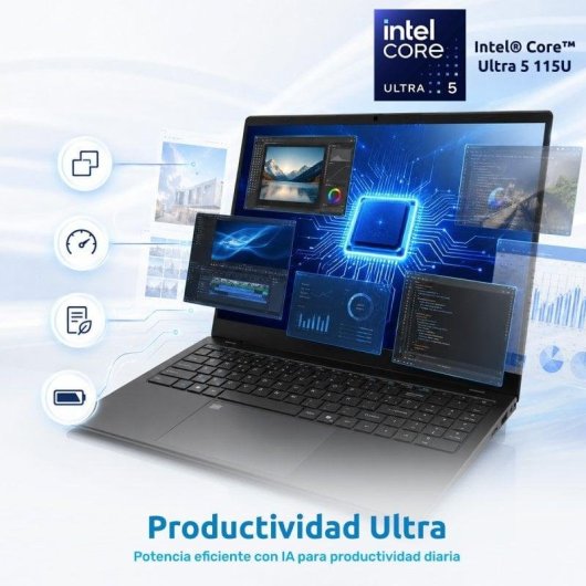 Portátil Alurin Flex Advance Intel Core Ultra 5 115U 15.6" / 16GB / 500GB/ Windows Home