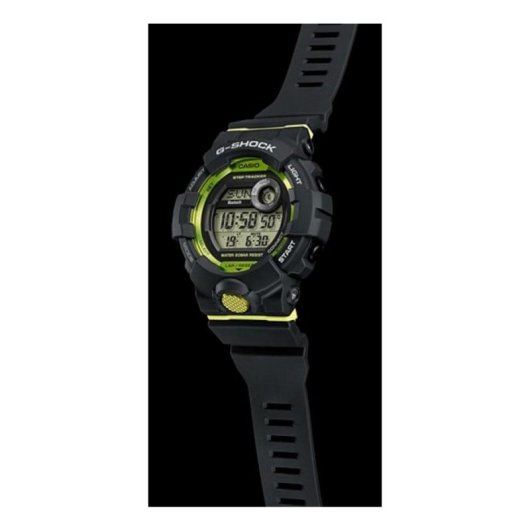 Casio G-Shock GBD-800-8 Bluetooth 48,6mm LED Grün Schwarz Wasserdicht 20ATM